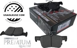 Tylne CERAMICZNE klocki hamulcowe z zestawem montażowym Lincoln Nautilus