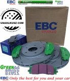 Przednie klocki GreenStuff + NACINANE tarcze hamulcowe 330mm EBC seria USR Dodge Journey 2012-