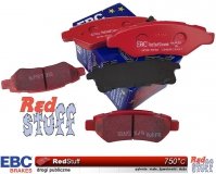 Tylne CERAMICZNE klocki hamulcowe EBC RedStuff Cadillac SRX 2010-