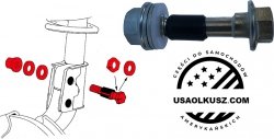 Śruba regulacji kąta pochylenia koła mimośród 14mm  Dodge Caliber