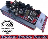 Zestaw montażowy klocków oraz osłon prowadnic przedniego zacisku hamulcowego Ford F-150 F150 2021-