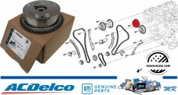 Koło zębate VVT lewego wałka zaworów ssących Buick Regal Sportback 3,6 V6 2018-2020