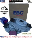 Tylne klocki Ultimax2 + NACINANE tarcze hamulcowe 350mm EBC seria USR Dodge Magnum SRT-8 6,1 V8
