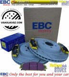 Przednie klocki YELLOWSTUFF + tarcze hamulcowe 345mm EBC seria USR Dodge Charger