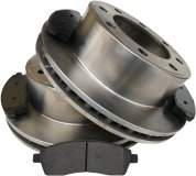 Tylne klocki + tarcze hamulcowe Ford F-250 F250 Super Duty 1999-2004