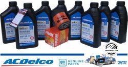 Filtr FRAM + olej ACDelco 5W30 Cadillac STS 4,6 V8