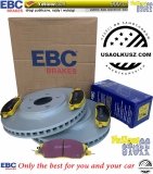 Przednie klocki YellowStuff + tarcze hamulcowe 316mm EBC seria PREMIUM Ford Mustang 2005-2014