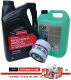 Oryginalny filtr oraz syntetyczny olej silnikowy Motorcraft 5W30 Ford Mustang 4,6 V6 -2005