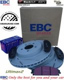 Przednie klocki Ultimax2 + tarcze hamulcowe 345mm EBC seria USR Dodge Charger