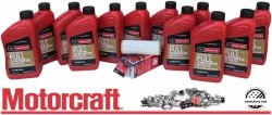 Olej 5W50 + filtr oleju silnika FL2087A MOTORCRAFT Ford Mustang Shelby GT350 5,2 V8 Supercharged 2020-2022
