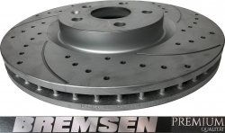 Przednia WIERCONA NACINANA tarcza hamulcowa 345mm Chevrolet Corvette C8 2020- Z51