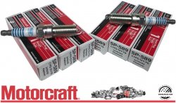 Świece zapłonowe MOTORCRAFT SP520 Ford Flex 3,5 V6 