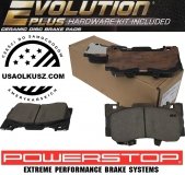 Klocki hamulcowe przednie POWERSTOP Z17 EVOLUTION PLUS  Ford Mustang 2015- do tarcz 352mm