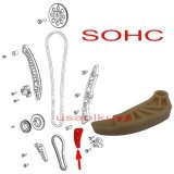 Prowadnica napinacza łańcucha wałków oraz pompy oleju Fiat 500x 2,4 MultiAir