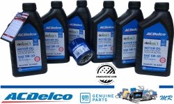 Filtr + olej ACDelco 5W30 GMC Terrain 2,0 Turbo