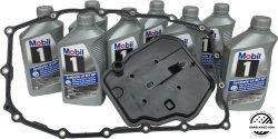 Filtr uszczelka olej Mobil1 Synthetic LV ATF HP DEXTRON skrzyni biegów 8L45 / 8L90 Chevrolet Camaro 2016-