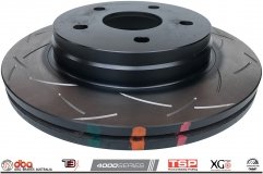 Przednia NACINANA tarcza hamulcowa DBA seria 4000 T3 Dodge RAM 1500 336mm 5 szpilek 2002- 