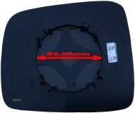 Szkło lusterka prawe PODGRZEWANE ASFERYCZNE + MOCOWANIE Jeep Liberty 2002-2007