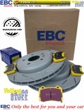 Tylne klocki YellowStuff + NACINANE tarcze hamulcowe EBC seria USR Jeep Grand Cherokee SRT / Trackhawk