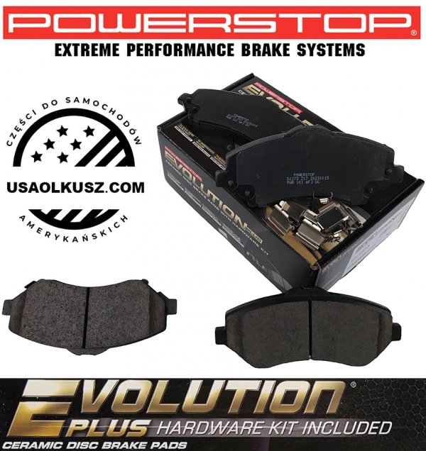Klocki hamulcowe przednie POWERSTOP Z17 EVOLUTION PLUS Volkswagen Routan do tarcz 303mm
