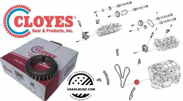 Koło zębate wału korbowego rozrządu silnika Ford Taurus 3,5 V6