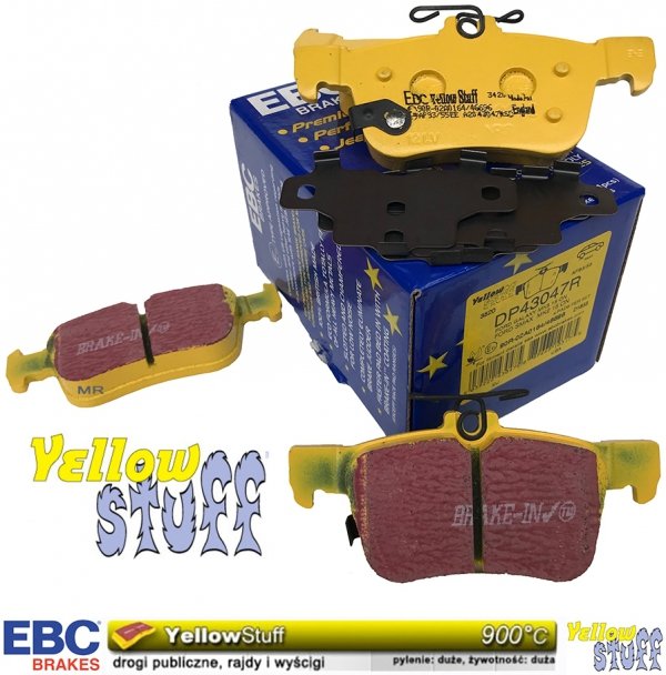 Klocki hamulcowe tylne EBC YellowStuff Ford Edge 2015-