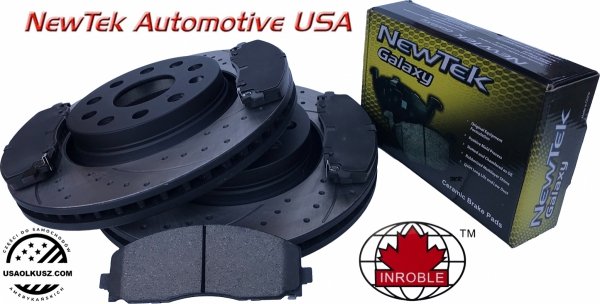 Przednie klocki + WIERCONE NACINANE tarcze hamulcowe 330mm Jeep Wrangler JL 2018-