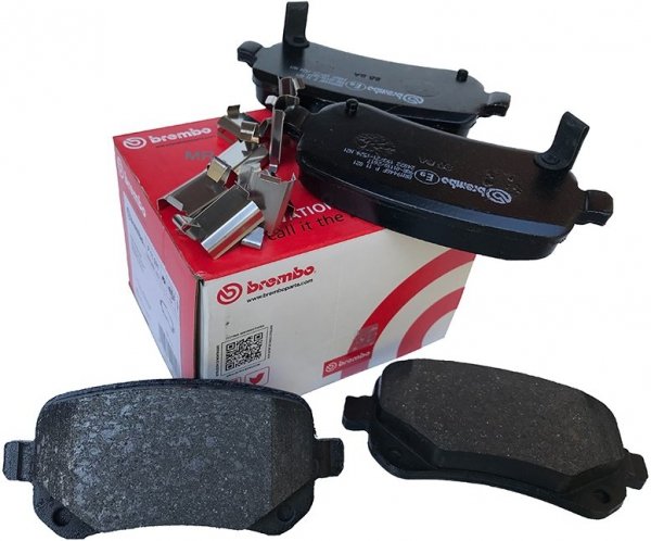 Tylne klocki BREMBO + WIERCONE tarcze hamulcowe 305mm RED Ram Cargo Van -2015