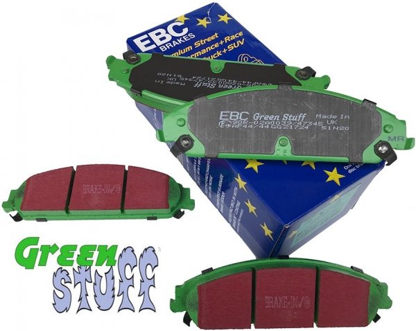 Przednie klocki GreenStuff + tarcze hamulcowe 345mm EBC seria USR Chrysler 300C