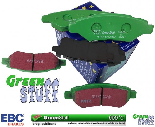 Klocki hamulcowe tylne EBC GreenStuff Cadillac CTS 2008-