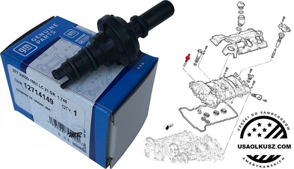 Zawór PCV Cadillac CT6 V6 2016-2020