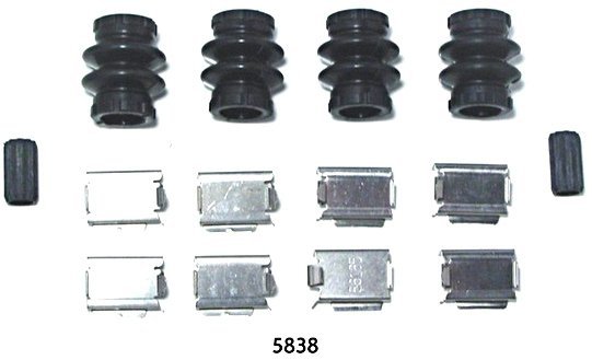 Zestaw montażowy klocków hamulcowych przednich Jeep Cherokee 2002-2007