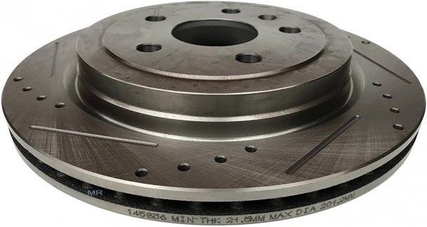 Tylna WIERCONA NACINANA tarcza hamulcowa 315mm Cadillac CTS 2008-