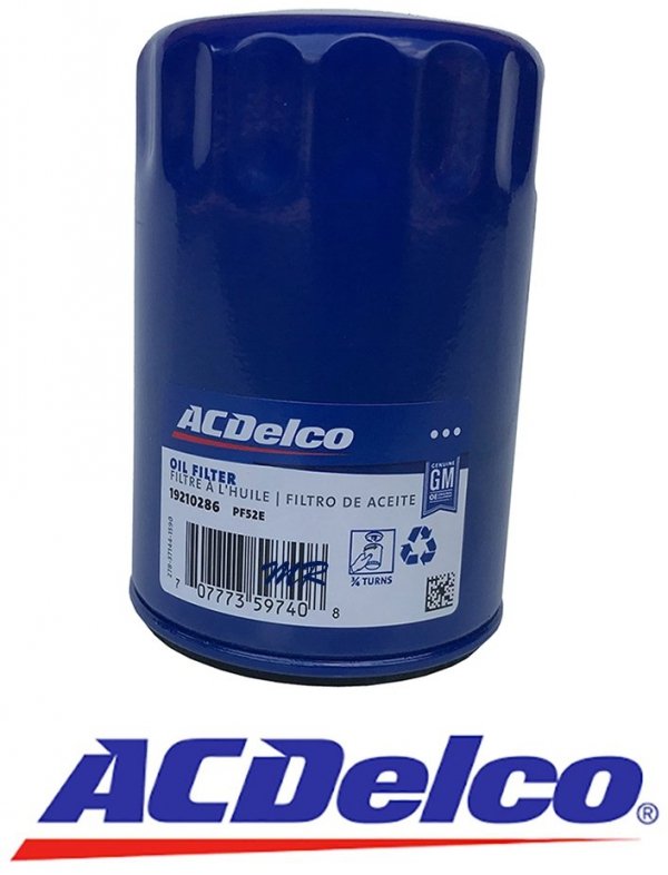 Filtr oleju silnika ACDelco PF52E Chevrolet Express 4,3 V6 1996-1999