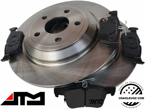 Tylne klocki + tarcze hamulcowe 302mm Ford Escape 2020-