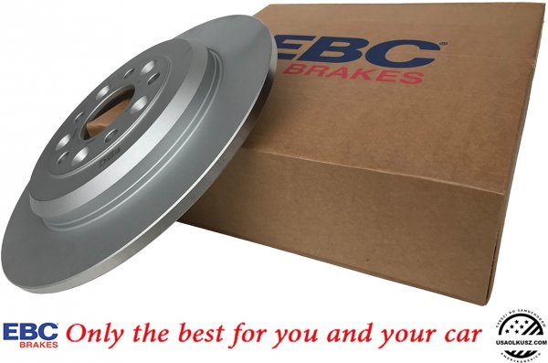 Tylne klocki Ultimax2 + tarcze hamulcowe 330mm EBC seria Premium Ford Explorer 2011-2019