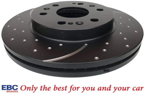 Przednia NAWIERCANA NACINANA tarcza hamulcowa 330mm EBC seria GD Chevrolet Tahoe 2007-