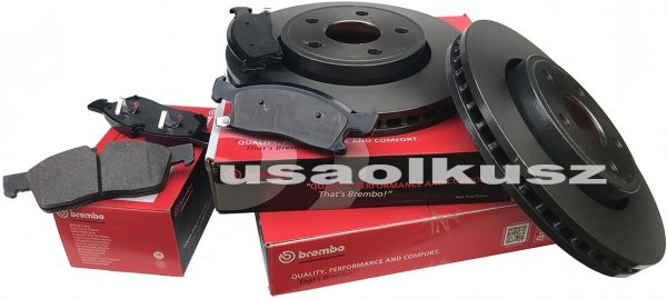 Tarcze klocki hamulcowe przednie 330mm BREMBO Dodge Durango 3,6 V6