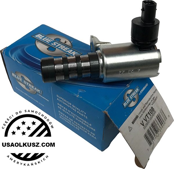 Elektrozawór zmiennych faz rozrządu VVT czarne złącze Ford Mustang 3,7 V6