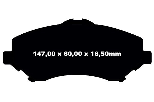 Przednie klocki Ultimax2 + NACINANE tarcze hamulcowe 302mm EBC seria USR Chrysler Voyager Town Country -2012