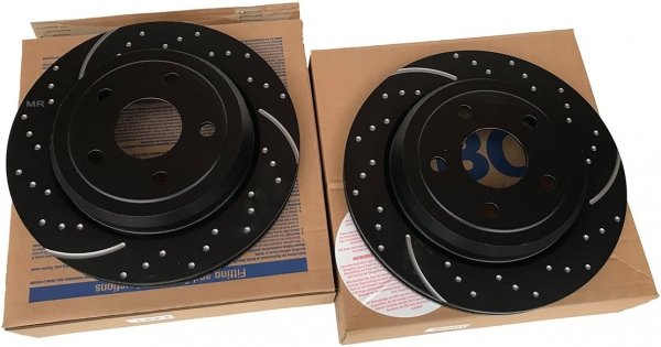 Tylna NAWIERCANA NACINANA WENTYLOWANA tarcza hamulcowa EBC seria GD Jeep Grand Cherokee 2011-