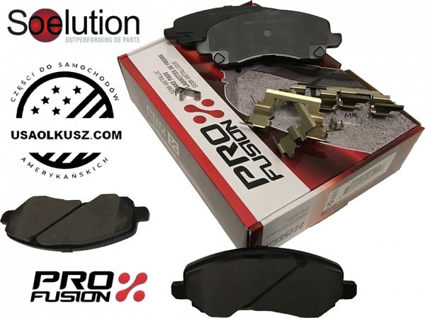 Klocki hamulcowe przednie z zestawem montażowym Chrysler Sebring 2001- 