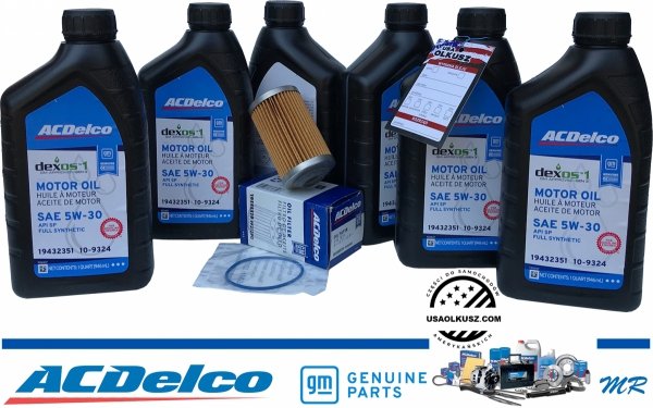 Filtr olej silnikowy 5W30 Dexos1 Gen3 Full Synthetic API SP ACDelco Cadillac STS 3,6 V6