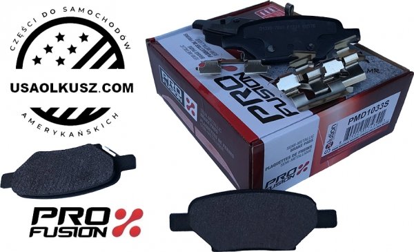 Tylne klocki hamulcowe z zestawem montażowym Chevrolet Malibu 2004-2012