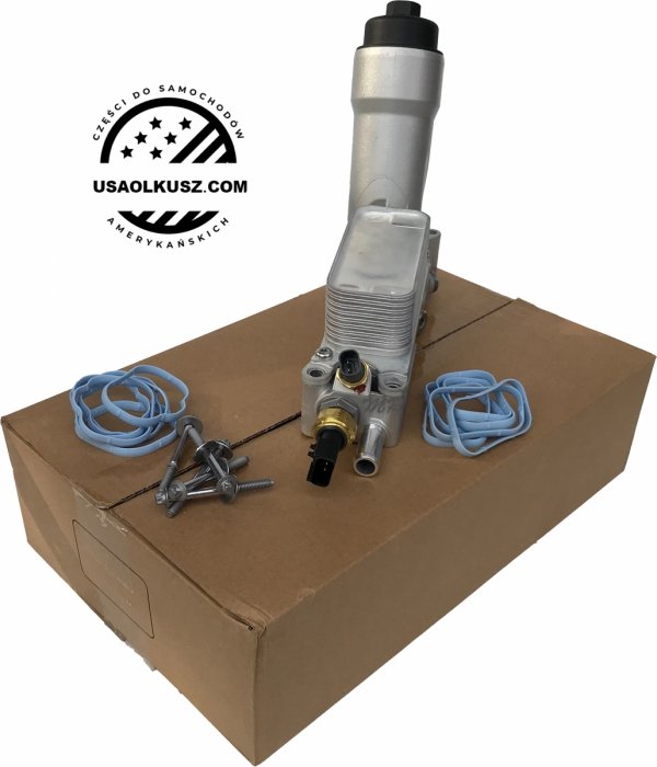 ALUMINIOWA obudowa filtra oleju z chłodnicą oraz czujnikami RAM Cargo Van 3,6 V6 -2013