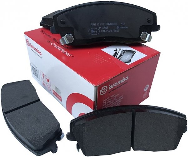 Klocki hamulcowe przednie BREMBO zacisk 1 tłok Dodge Charger