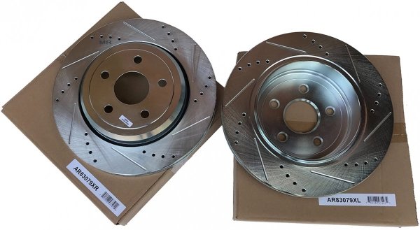 Tylna WIERCONA nacinana tarcza hamulcowa 350mm POWERSTOP Dodge Durango SRT