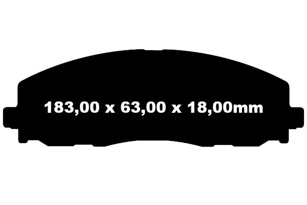 Przednie klocki Ultimax2 + NAWIERCANE NACINANE tarcze hamulcowe 330mm EBC seria GD Fiat Freemont 2012-