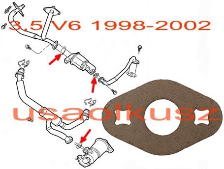 Uszczelka EGR Chrysler 300M 3,5 V6