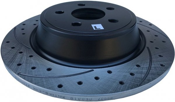 Tylna WIERCONA nacinana tarcza hamulcowa 316mm Ford Kuga 2017-2019